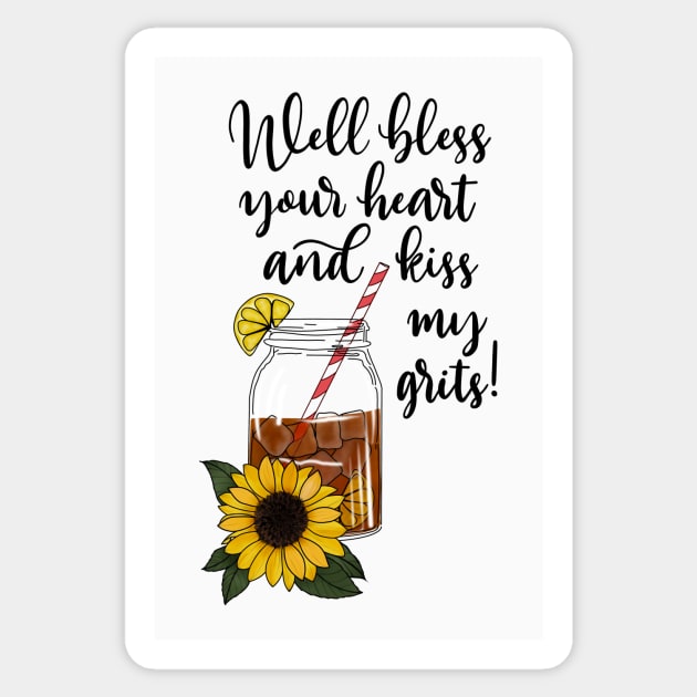 Bless Your Heart Sticker by AndreaBlack